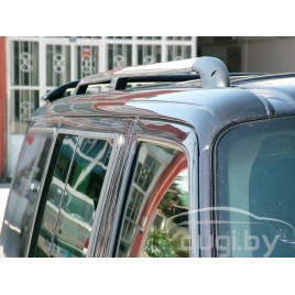 Рейлинги продольные с алюминиевыми окончаниями для Caravelle T5 (короткая база)